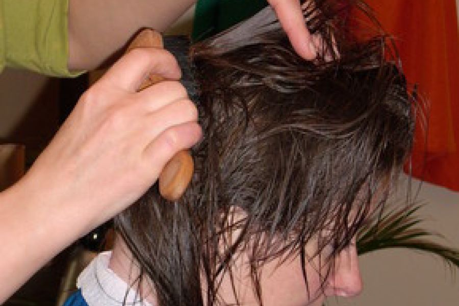 Bürstenmassage